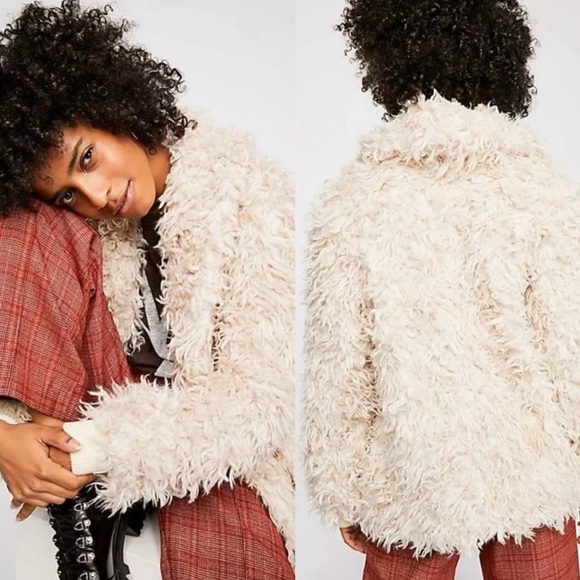 Free people Nicole faux fur jacket - Picture 3 of 14